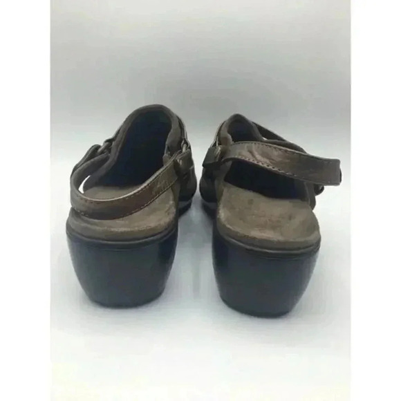 Vionic 372 Adelaide womens slingback orthaheel clogs brown suede leather size 8 - Picture 2 of 8